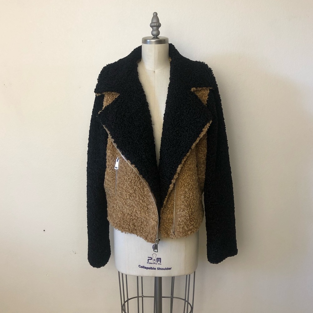 Nine West Teddy Colorblock Jacket - Picture 2 of 9